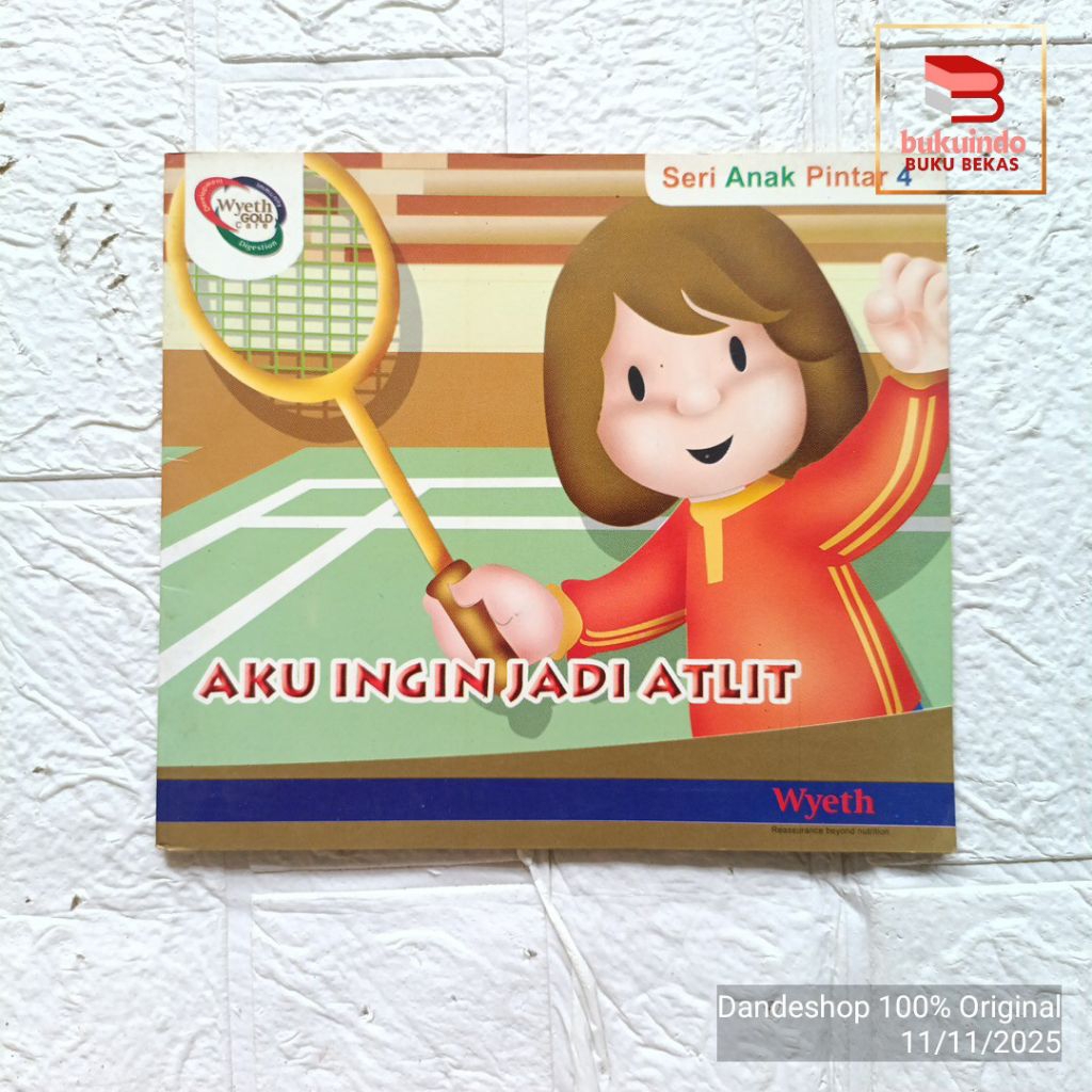 I Want to Be Athlete - Smart Childrens Series 4 Wyeth Gold - หนังสือนิทานสําหรับเด็กที่ใช้ก่อนรัก