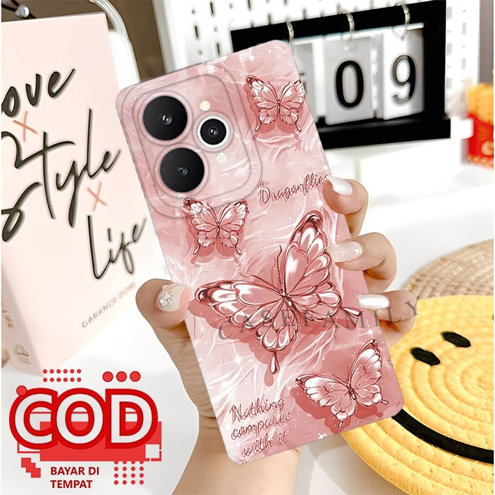เคส Macaroon สําหรับ Realme 15 - Realme 15 pro - Realme 14 - Realme 14T เคสแฟชั่นสําหรับเด็กผู้หญิงโ