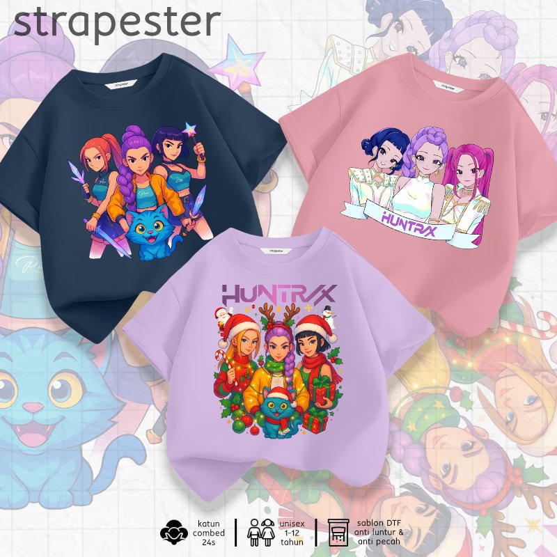 KATUN STRAPESTER - เสื้อยืดเด็กพรีเมี่ยม 1-12 ปี | ผ้าฝ้ายหนา 100% 24ส | เสื้อผ้าเด็กชายและเด็กหญิง 