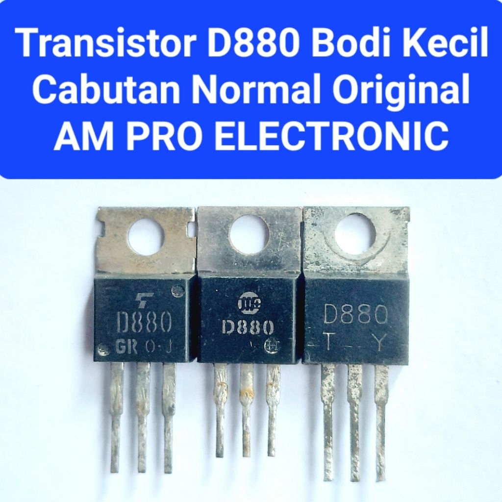 Tr D880 ทรานซิสเตอร์ D880 Small Body Tr d 880 Cabut Ori