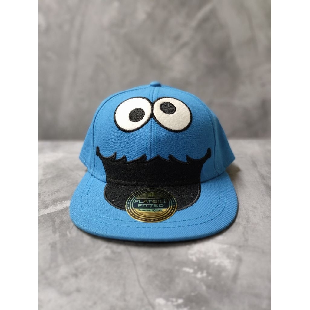 Snapback Sessame Street Cookie Monster Baseball
