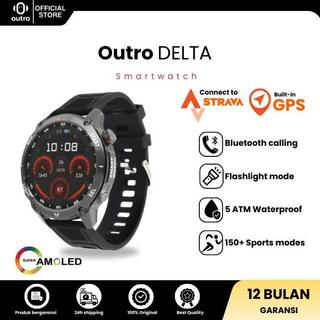 Outro DELTA Smartwatch Built in GPS | 5ATM Waterproof | Flashlight | Sports | Bluetooth Call