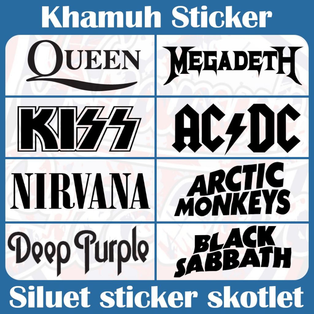 สติ๊กเกอร์ Silhouette Logo icon Band Skotlet