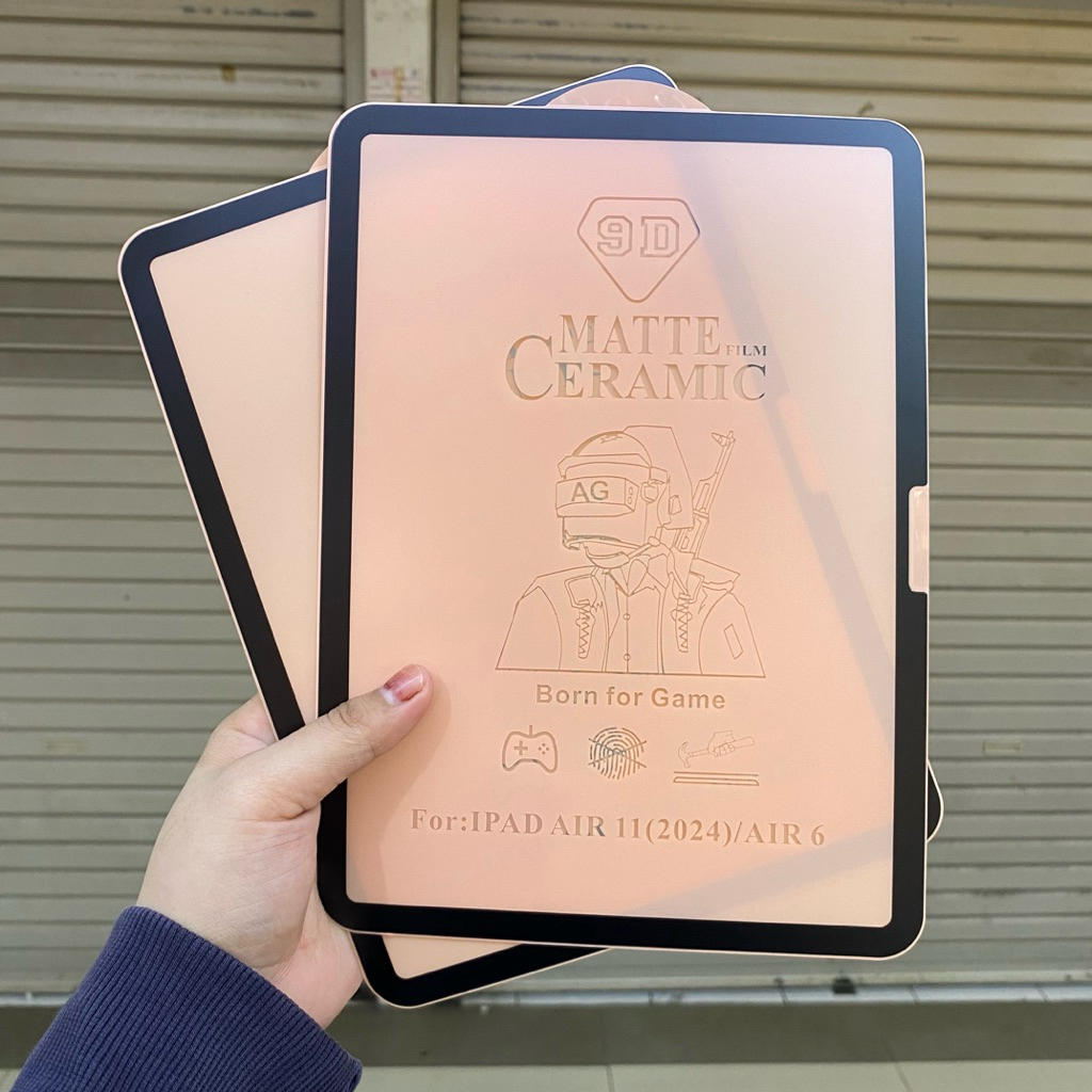 LAYAR TEMPERED GLASS NANO CERAMIC MATTE IPAD AIR M3/AIR 6/AIR 7 SCREEN PROTECTOR IPAD AIR M3/AIR 6/A