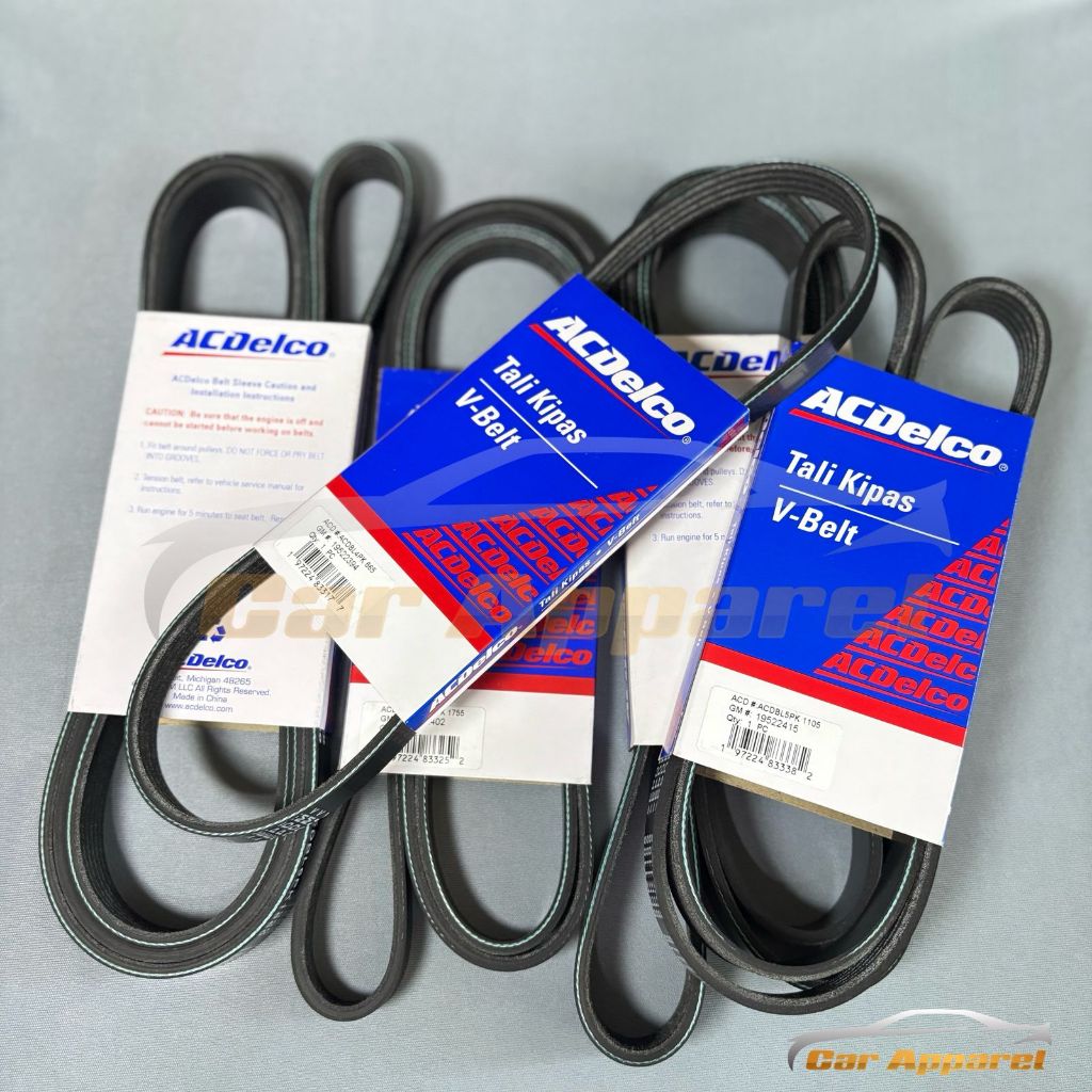 สายพานพัดลม Fanbelt ACCORD CIELO Gen5 CD3 1994-1998 ACDELCO 2415 สายพานพัดลม สายพาน V 5PK1105