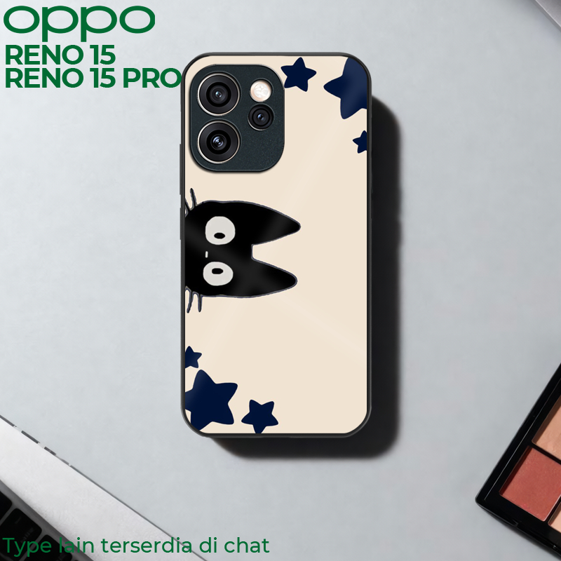 HP Oppo Reno 15/15 Pro เคสโทรศัพท์ซิลิโคนลายน่ารักพร้อมปกป้องกล้อง {SK416}