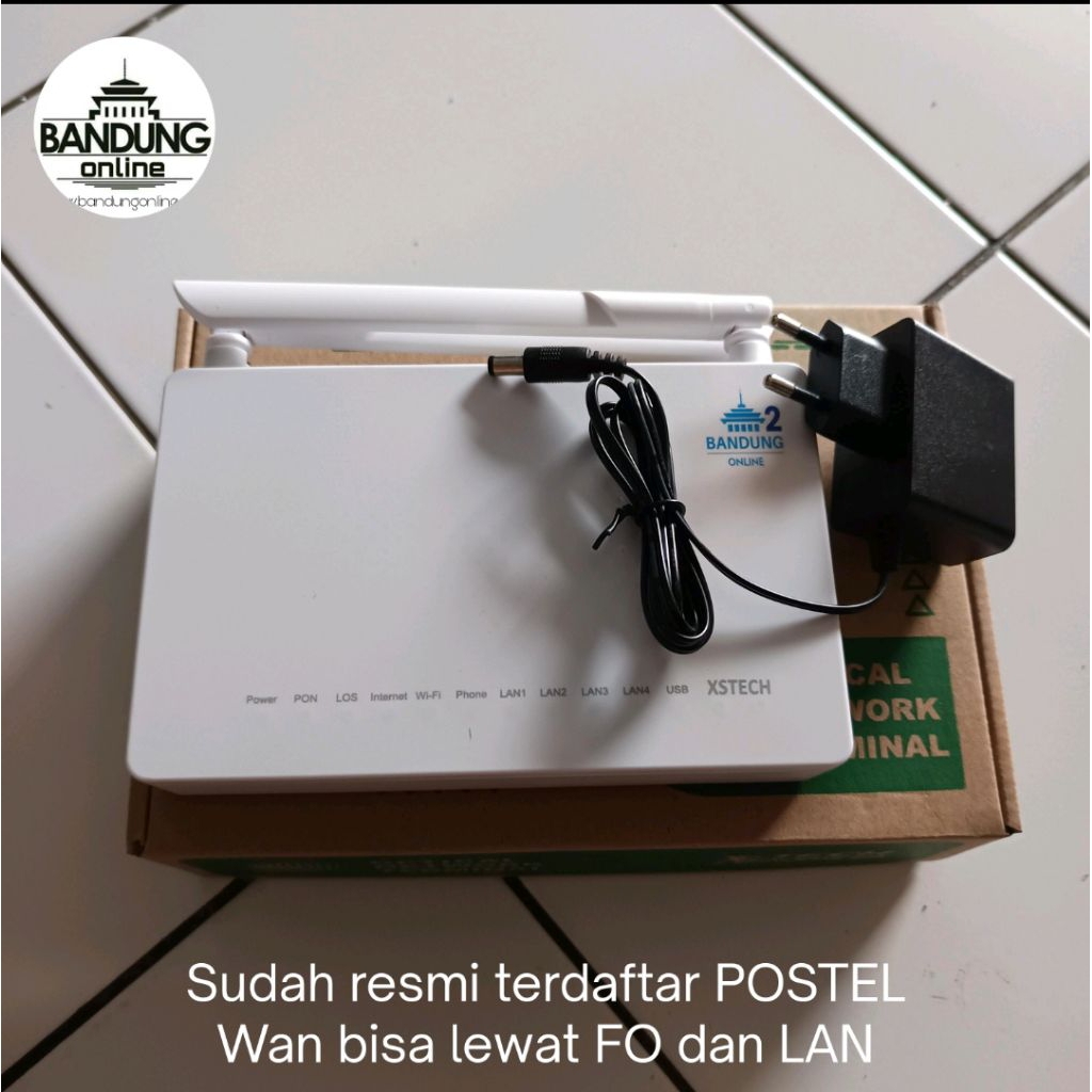 XSTECH XPON XSF609 EPon GPon โมเด็ม ONT Official Postel