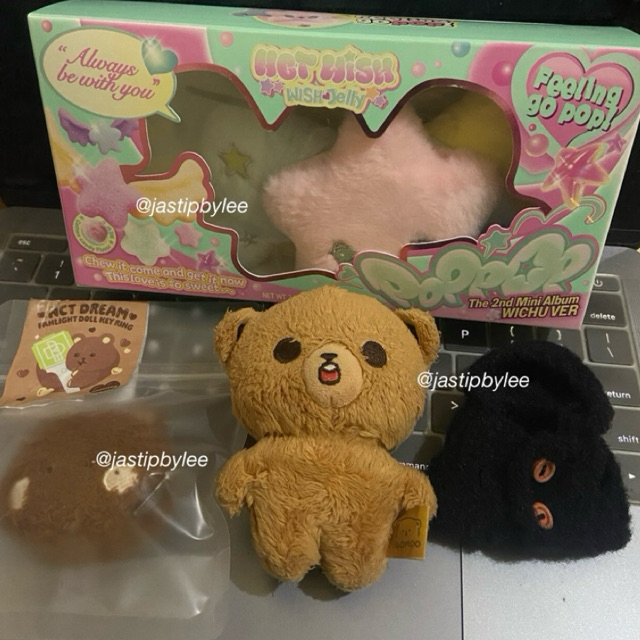 NCT WISH POPCHU NCT DREAM FANLIGHT DOLL KEYRING HAECHAN GOMDO LEE