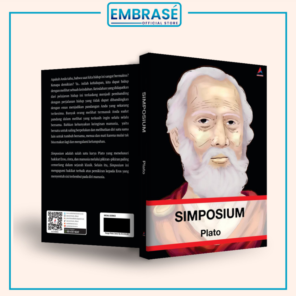 หนังสือ Simposium ของ PLATO PLATO - Matwan และ Philospher กรีกโบราณ - Embrase