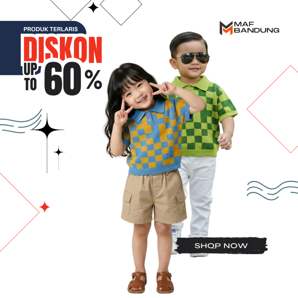 POLO TETRIS UNISEX เสื้อถักเด็กแขนสั้นแฟชั่นเกาหลี !!!