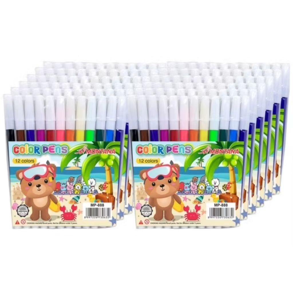 Montana [12 ชุด] ปากกามาร์กเกอร์ 12 สี mp-888