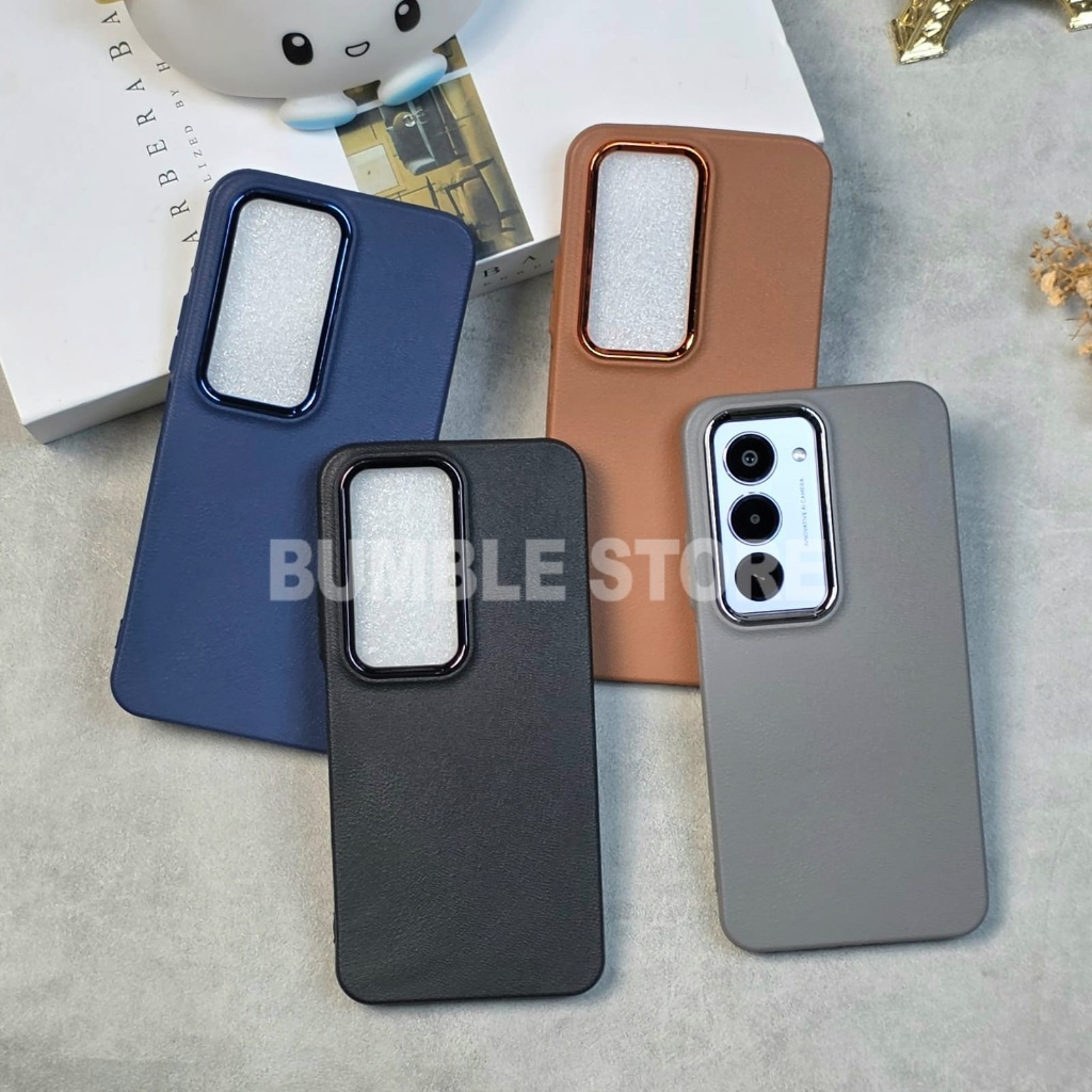 เคส Redmi 15 Redmi 15C - เคสกล้องหนัง Pro พร้อมรายการ Chrome