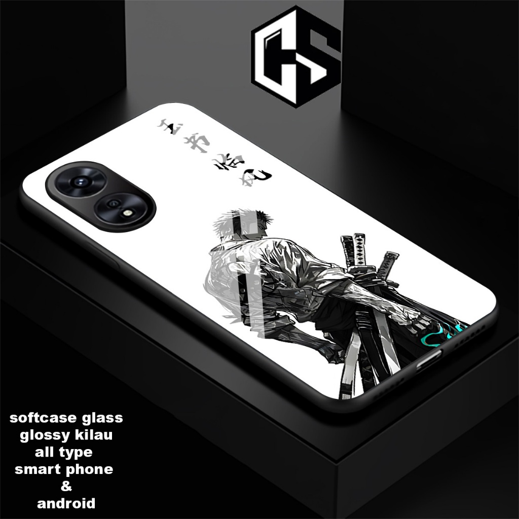 Softcase Glossy Oppo Series/ C4/เคสสําหรับOppo A18 A38 A57 A77S A58 A78 A98 A60 A79 A53 A17 A17K A16