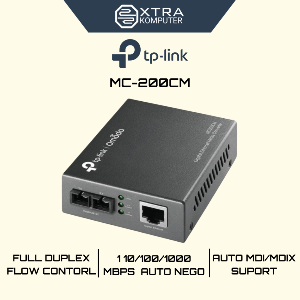 TPLINK TL- MC200CM Gigabit Multi-Mode Media Converter
