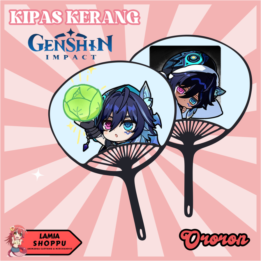 GENSHIN IMPACT ORORON SHELL FAN | SHELL FAN MERCH GI | ญี่ปุ่นแฟนอะนิเมะมังงะเกม