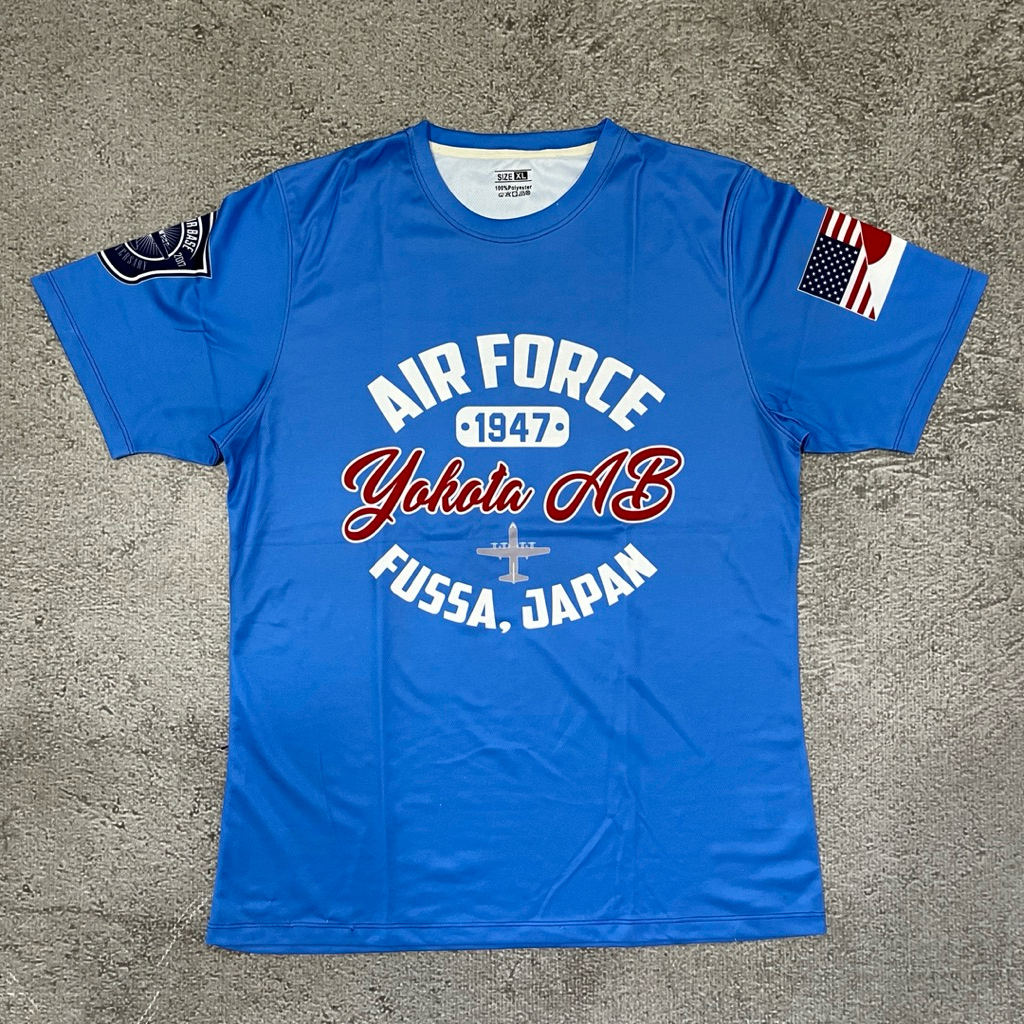 เสื้อยืด Yotoko Air Base (สีฟ้าพระราชทาน)