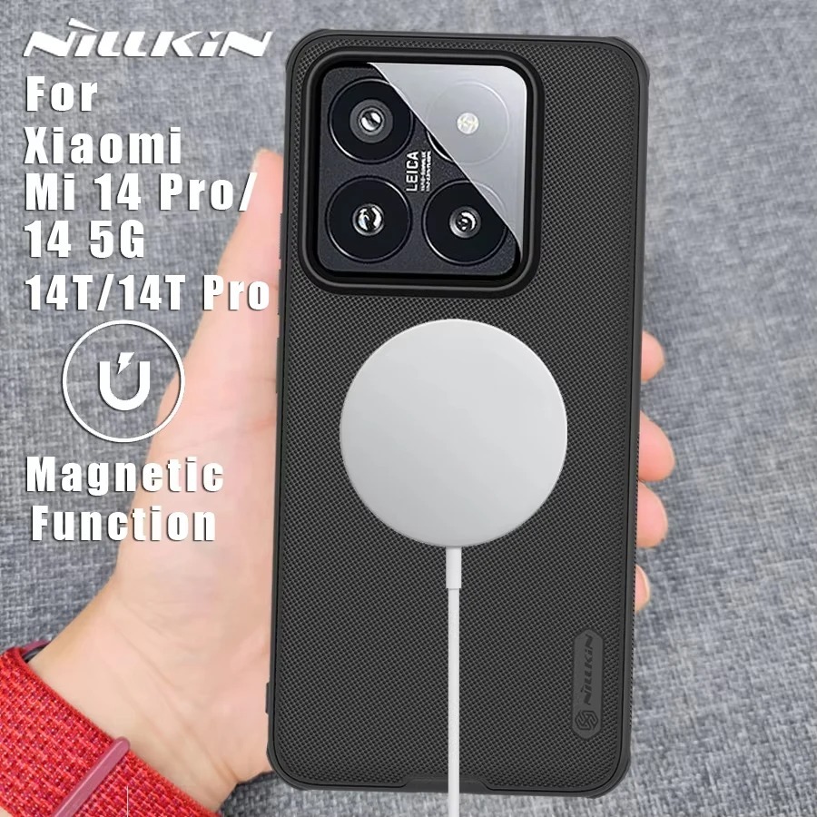Nillkin Frosted Case Xiaomi 15T 5G Mi 15T 5G Pro Mi15T Pro Case Super Frosted Magnetic Tempered Glas