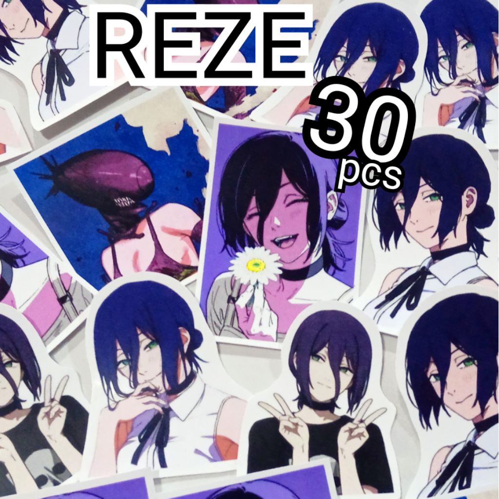 RIZE Chainsaw man 30 ชิ้นอะนิเมะสติกเกอร์ RIZE Chainsawman