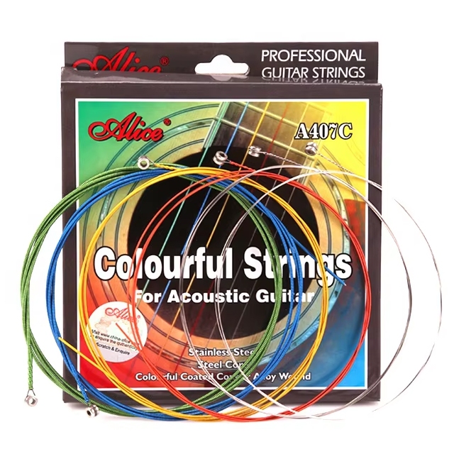สายกีต้าร์โปร่ง Alice 407C
