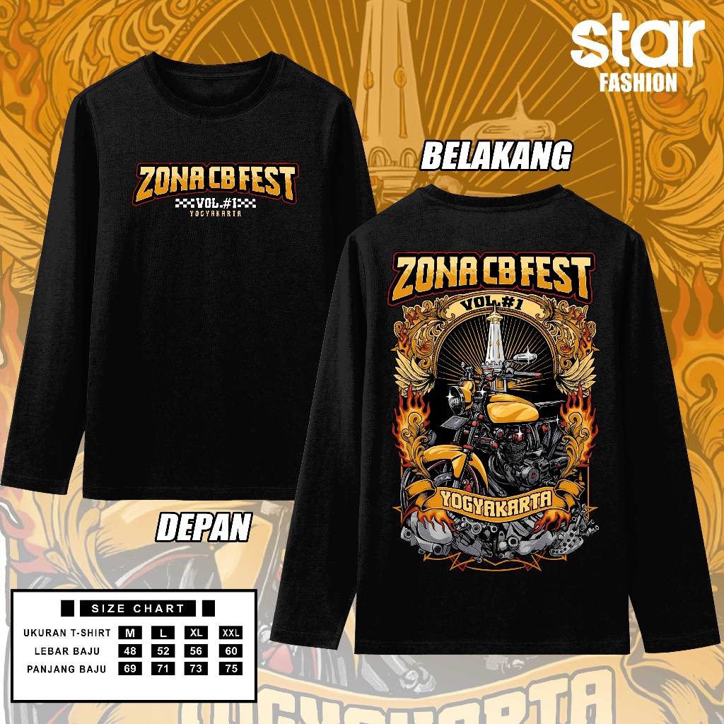 ZONA CB FESTIVAL เสื้อยืด LONG-SLEEVED VOL 1 2025 / เสื้อยืด ZONACB FEST / เสื้อยืด UNISEX CHILDRENS