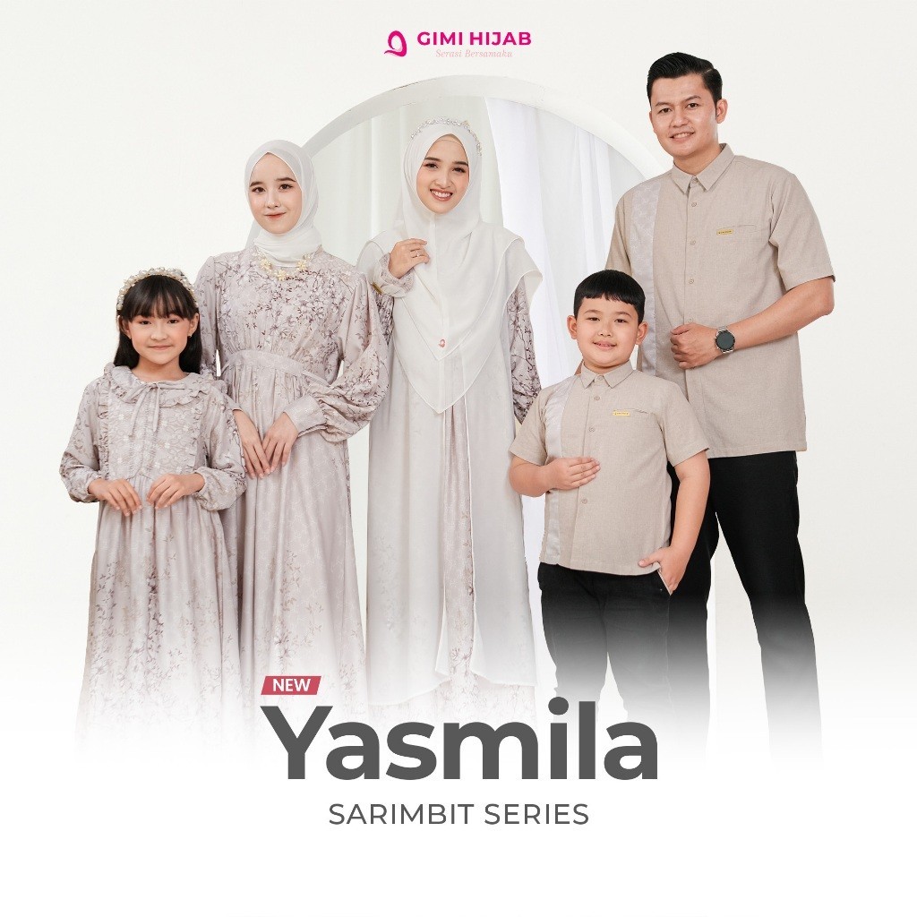 GIMIHIJAB - SARIMBIT EID 2026 YASMIILA SERIES - เสื้อผ้าครอบครัวพิเศษสําหรับ Eid 2026
