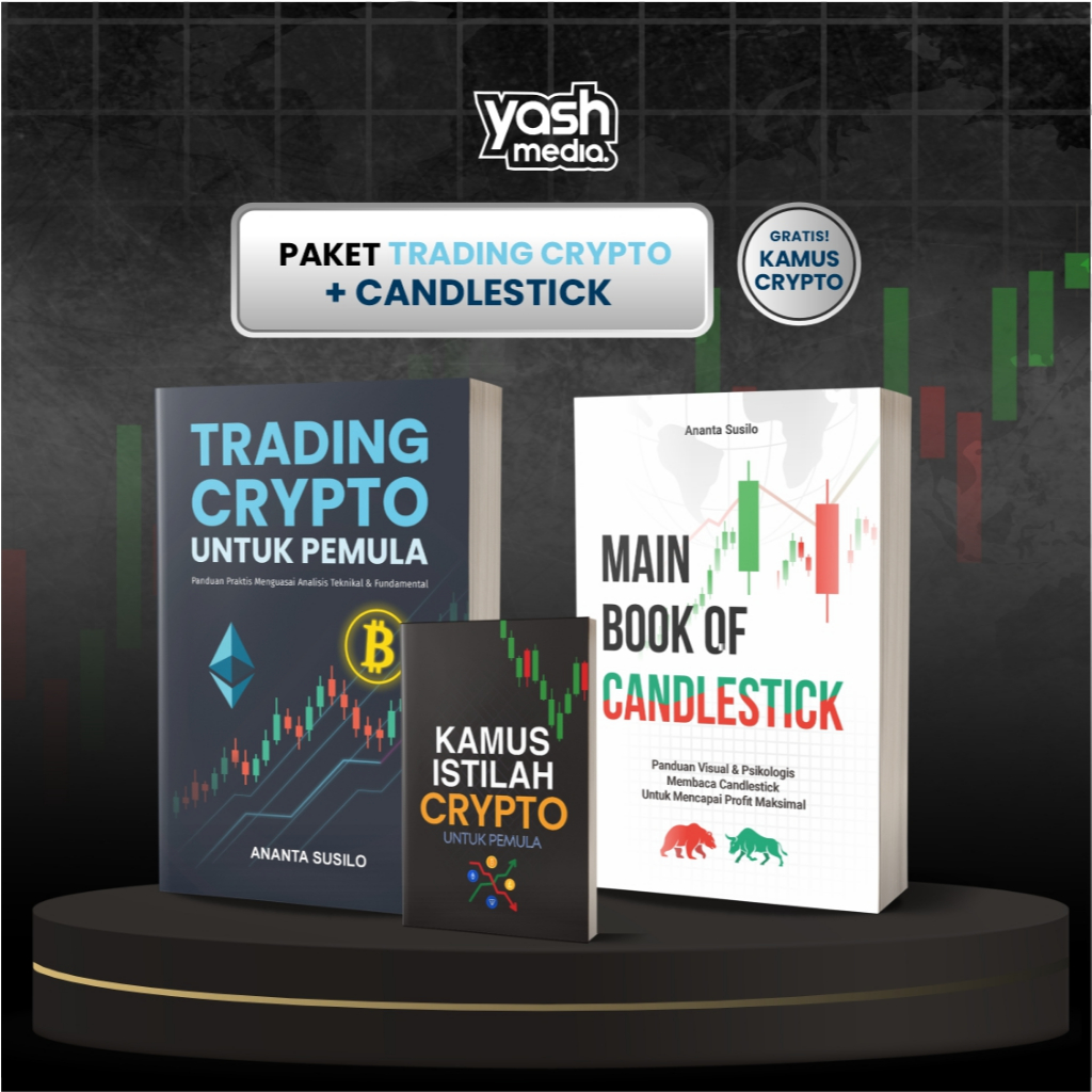 TRADING CRYPTO (ใหม่) TRADING Crypto & Candle Stick + Crypto Term Dictionary - Yash Media