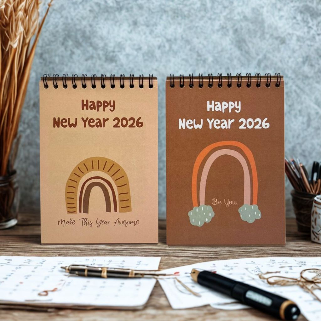 2026 ปฏิทิน Aesthetic ปฏิทินตั้งโต๊ะขนาด A6 ปฏิทินตั้งโต๊ะ 2026/ A6 ปฏิทิน
