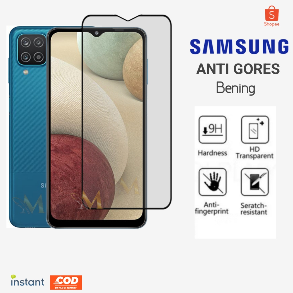 LAYAR กระจกนิรภัยกระจกใส 9D Samsung A10 A10s A11 A12 A20 A20e A20s A21 A21s A50 A50S A51 A52 A52 5G 