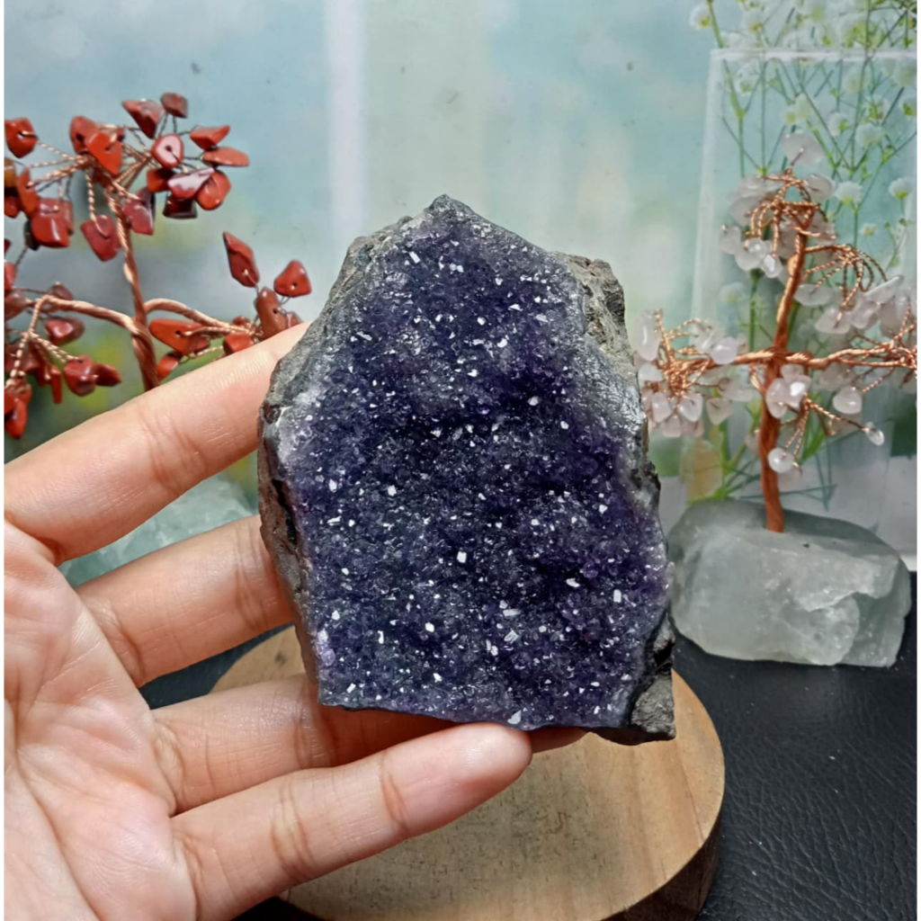 Druzy Geode Natural Brazil Amethyst Quartz (5)