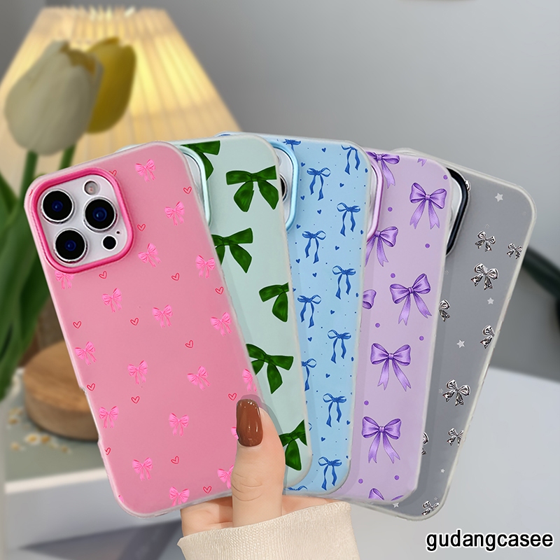 CASE CASING JELLY สี 2 IN 1 MOTIF น่ารัก RIBBON COMPATIBLE สําหรับ XIAOMI REDMI A1 A2 A5 8 8A 9 9 9A