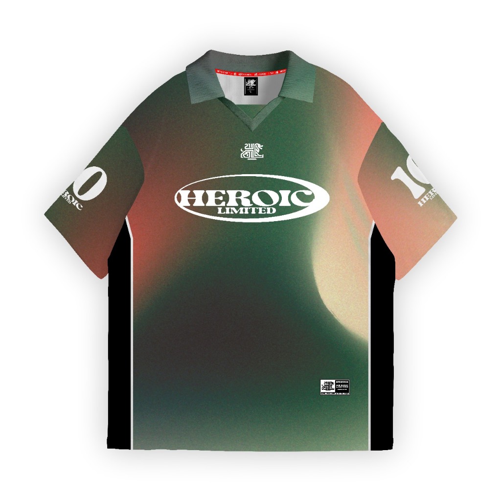 OVERSIZE JERSEY VINTAGE ORIGINAL HEROICLIMITED ZY10CLRFL - OVERSIZE JERSEY - DRYFIT JERSEY - OVERSIZ