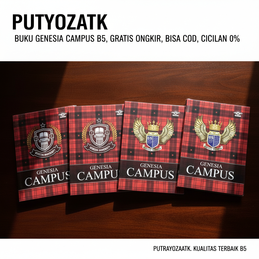 BOXI B5 GENESIA CAMPUS NOTEBOOK (1 PACK CONTAINS 10 ชิ้น) / BIGBOS NOTEBOOK / GENESIA BRAND CAMPUS