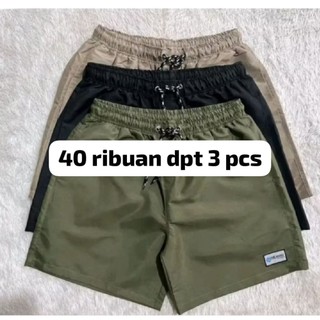 40RIBU DAPAT 3 PCS BROADSHOT PENDEK KATUN CASUAL SANTAI NYAMAN