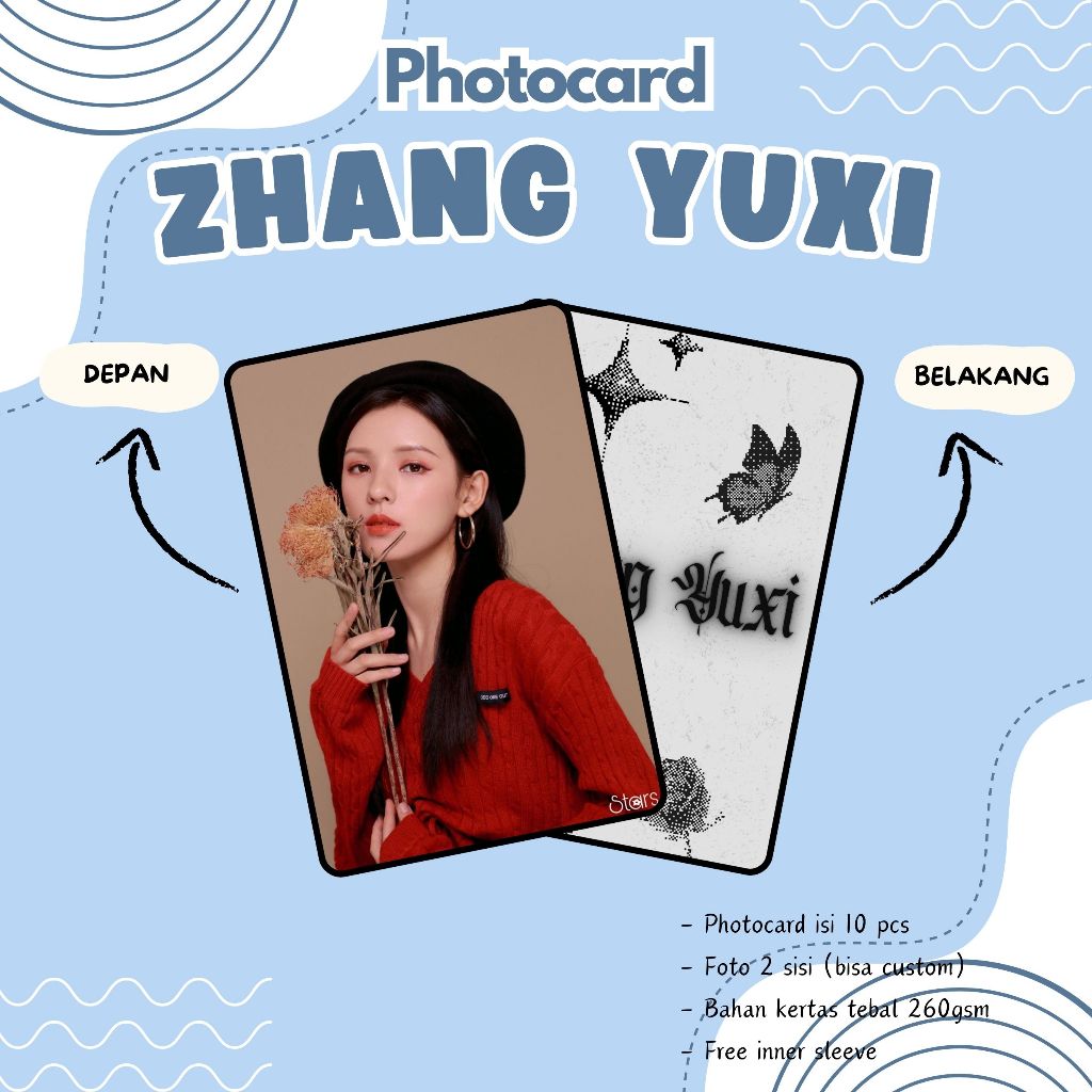 (10 ชิ้น) ZHANG YUXI PHOTOCARDS