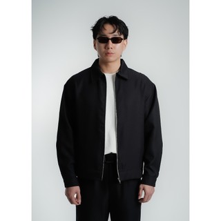 KLOTHO - Wayne Zipper Jacket | Jaket Boxy Pria