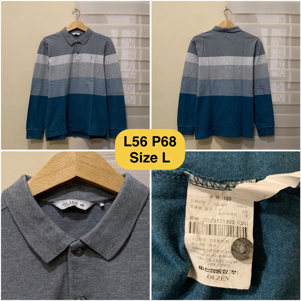 เสื้อโปโลแขนยาว Olzen ดั้งเดิม