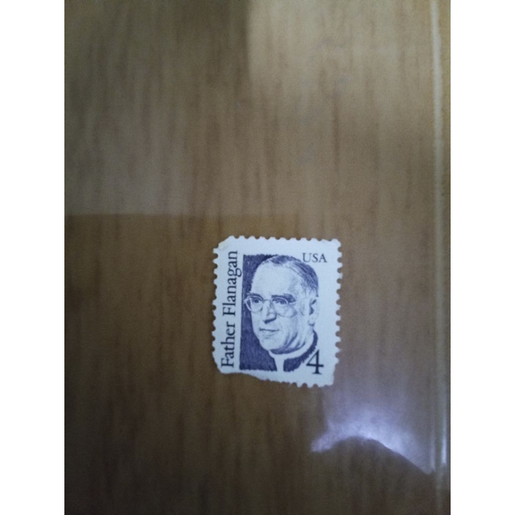 แสตมป์วินเทจ 4 cent usa edition พ่อ flangan