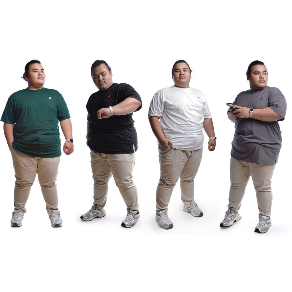 เสื้อยืดพื้นฐานขนาดใหญ่เสื้อยืดธรรมดาขนาดจัมโบ้ XL 2XL 3XL 4XL 5XL 6XL