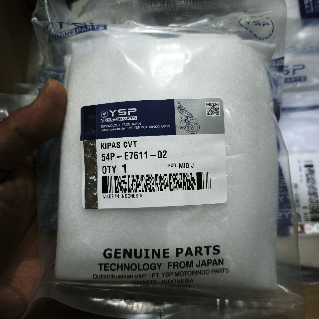 YSP CVT พัดลม 54P-E7611-02 สําหรับรถจักรยานยนต์ Mio J, Mio GT, Soul GT 112