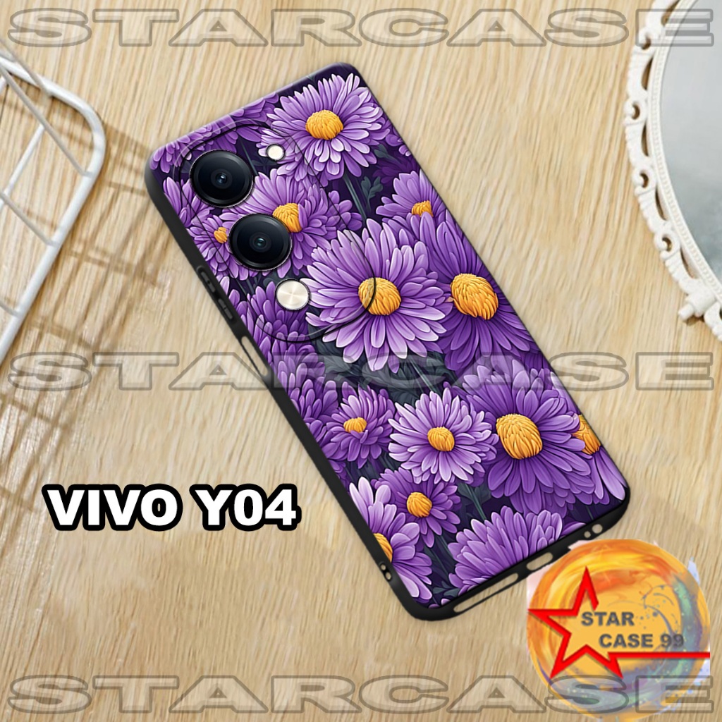 HP ล่าสุด vivo y04 ยาง Softcase/S17/vivo y04 case/vivo y04 ปลอก/เคสป้องกันโทรศัพท์มือถือ
