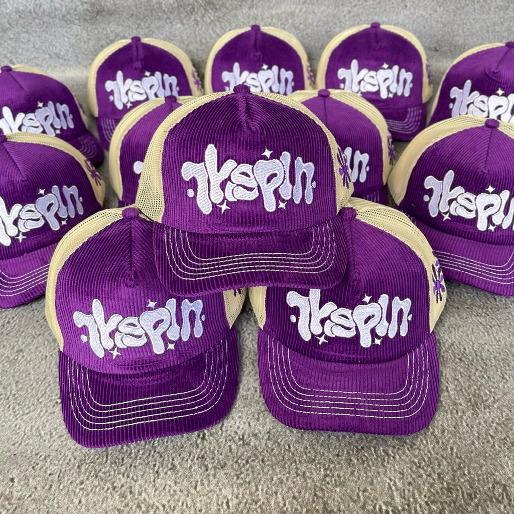 หมวก Corduroy Trucker Hinoto Purple Thisplan