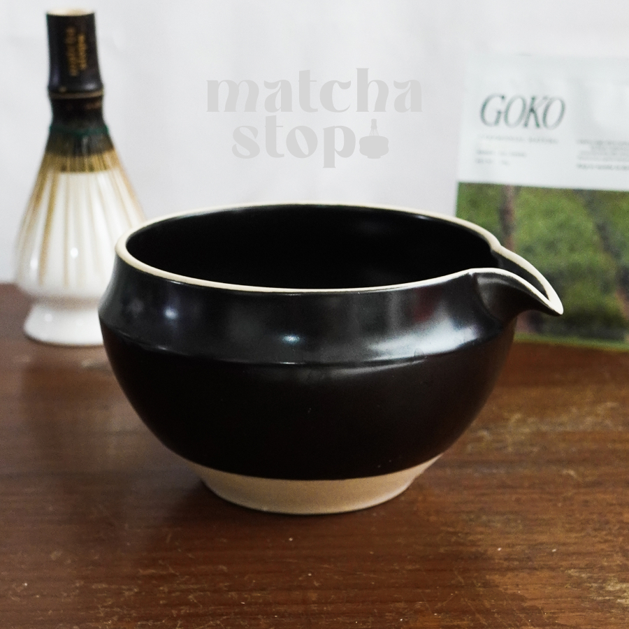 มัทฉะสต็อป! Matcha Bowl Katakuchi Cwan Ceramic - โมเดลดีไซน์ Origami