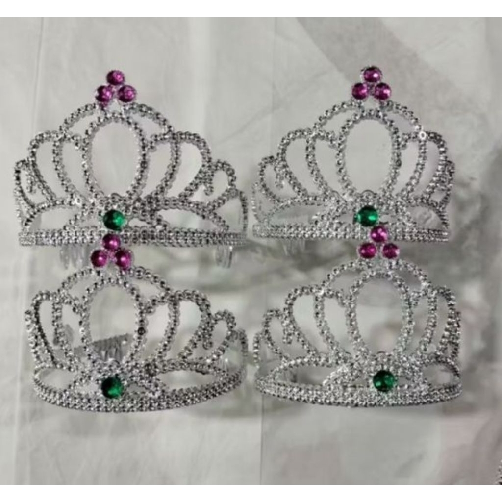 เนื้อหา: 12 ชิ้น) SILVER CROWN HEADSET/CROWN KING/CROWN PRINCESS