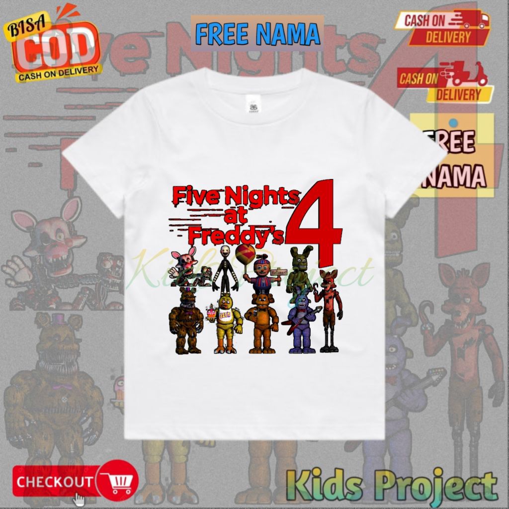 Five Nights at Freddys 4 Kids T-Shirt