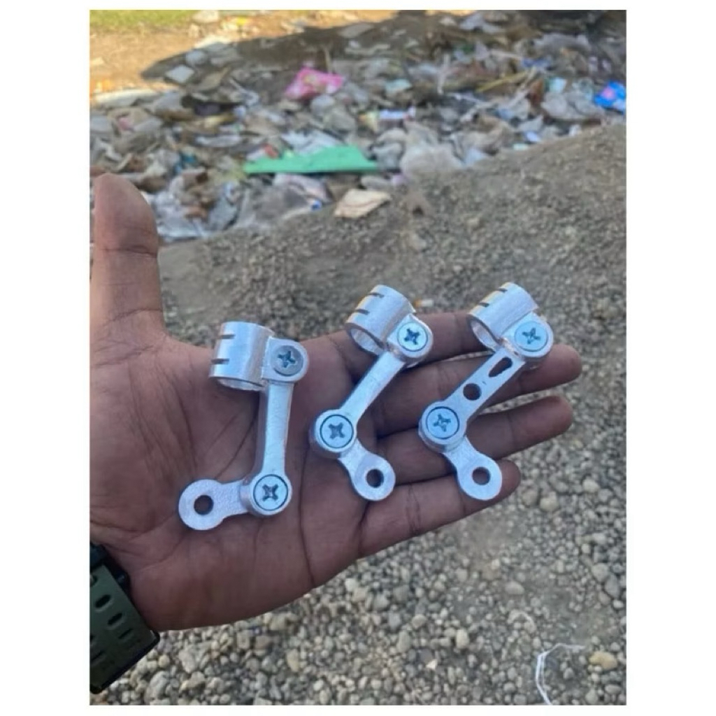 CNC เบรคสั้นท่อ BRAKE CABLE MOUNT CNC รุ่นท่อไอเสียด้านหน้า BRAKE HOSE BRACKET SMALL BRAKE HOSE BRAC