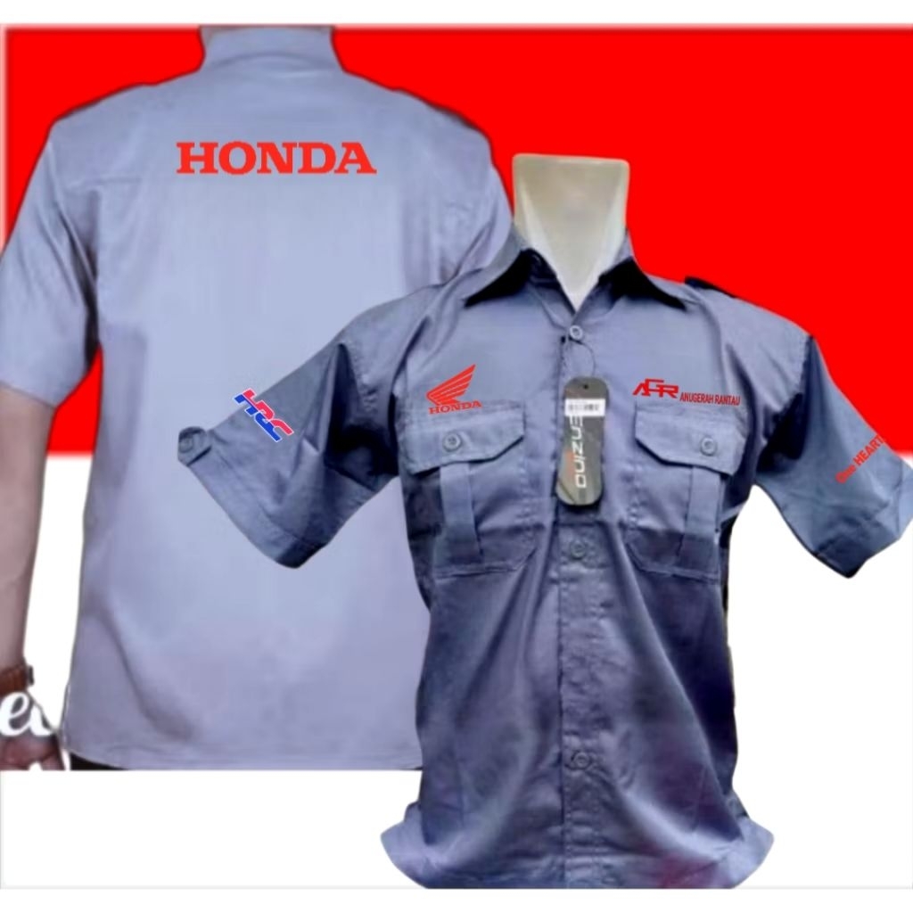 KEMEJA ยาวและสั้น pdh Honda HRC เสื้อ Honda HRC เสื้อ Honda HRC Pdh Honda HRC เสื้อทํางาน Honda HRC 