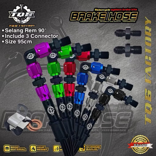BSM Motoparts Selang rem depan 28-90 derajat panjang 95 cm Selang rem TQ6 Vietnam