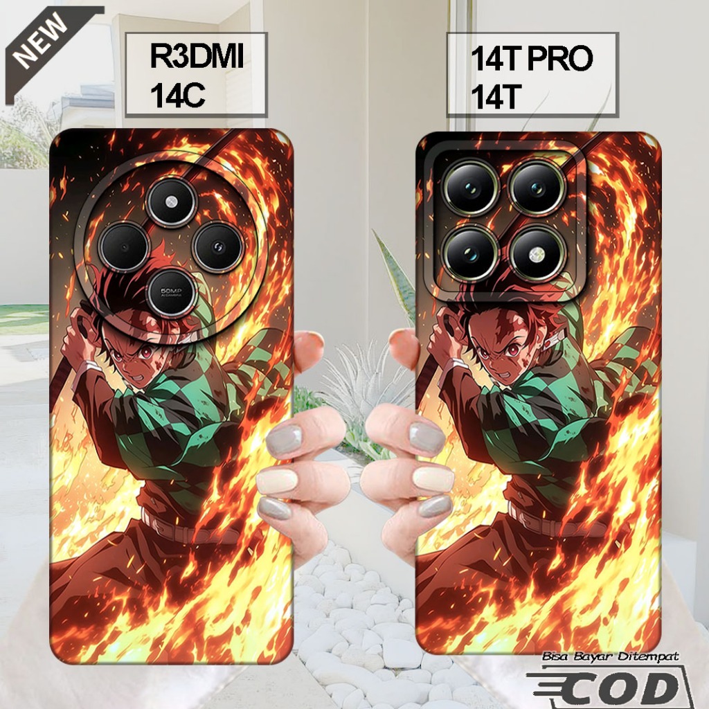 เคส XIAOMI REDMI 14C - เคส XIAOMI 14T - เคส XIAOMI 14T PRO _ปลอกซิลิโคนยืดหยุ่นใสสีดํา