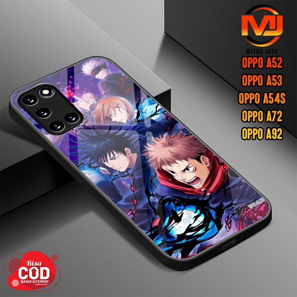 OPPO A52 / A53 / A54S / A72 / A92 Case - Mitra Jaya - Fashion Case Anime Jujutsu Casing Hp Case Soft