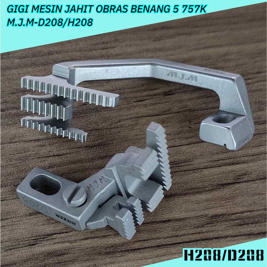 MESIN 5 เสียงเกินเกียร์เครื่องจักร 757K - FEED DOG SERIES KSM-D208/H208